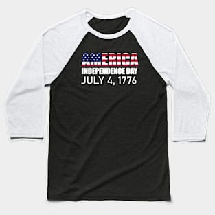 America Independence Day Baseball T-Shirt